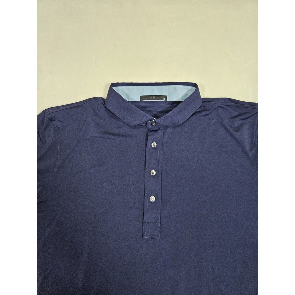 Greyson XL Men's Blue Polo Shirt‎ Stretch Performance Golf Comfort LOFO - Picture 3 of 9
